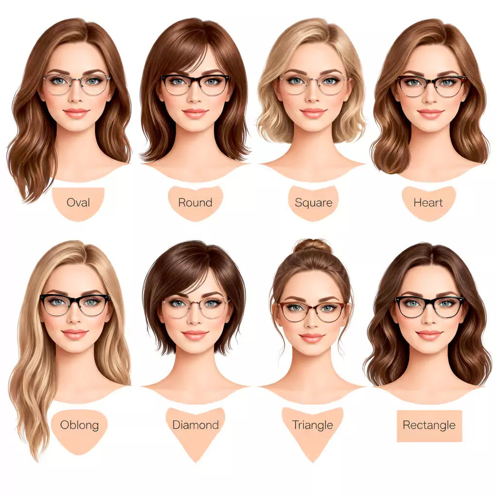 انتخاب فریم عینک مناسب براساس فرم صورت