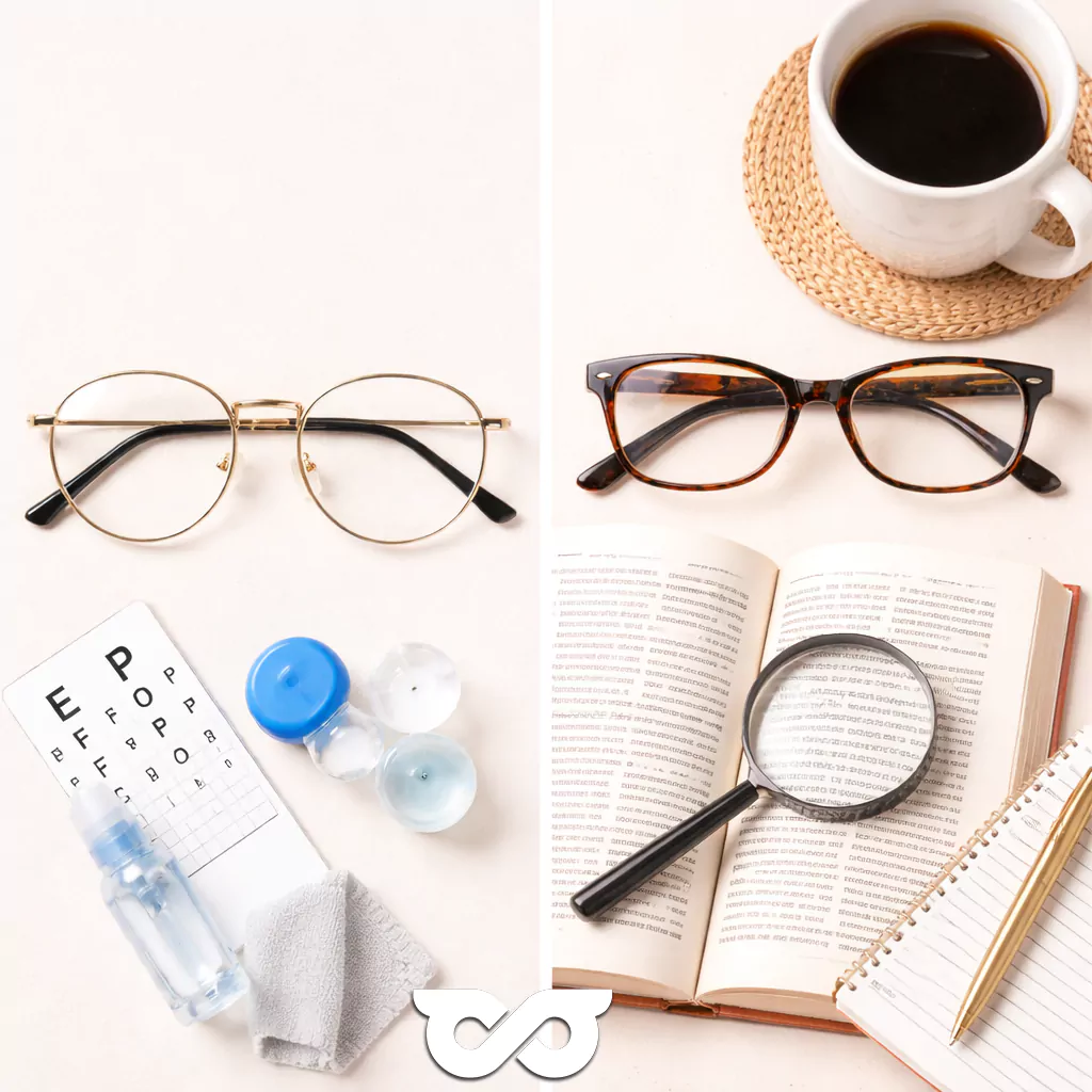 تفاوت عینک طبی و عینک مطالعه