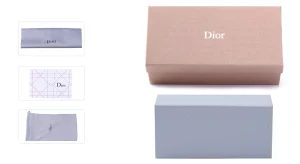کیس عینک برند Dior White Old