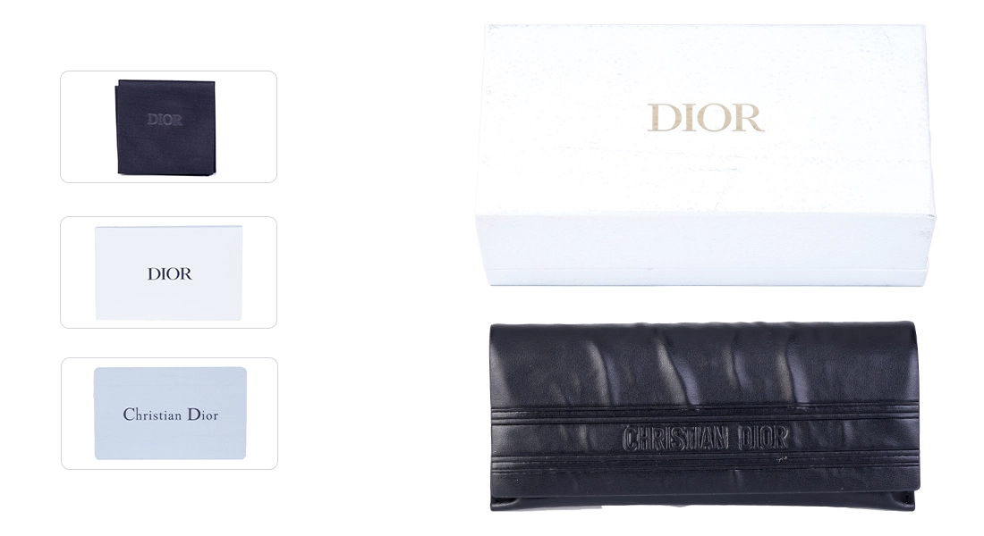 DIOR WHITE PLUS کیس عینک برند Dior White - Image 1