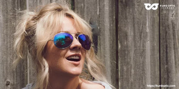 عینک مناسب موی بلوند